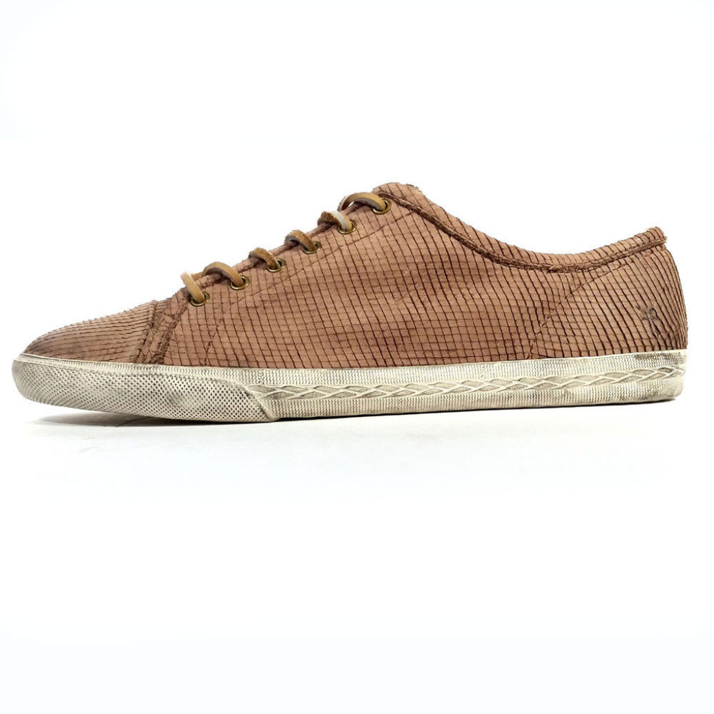 NEW FRYE SIZE 9.5 SNAKESKIN Leather Sneakers